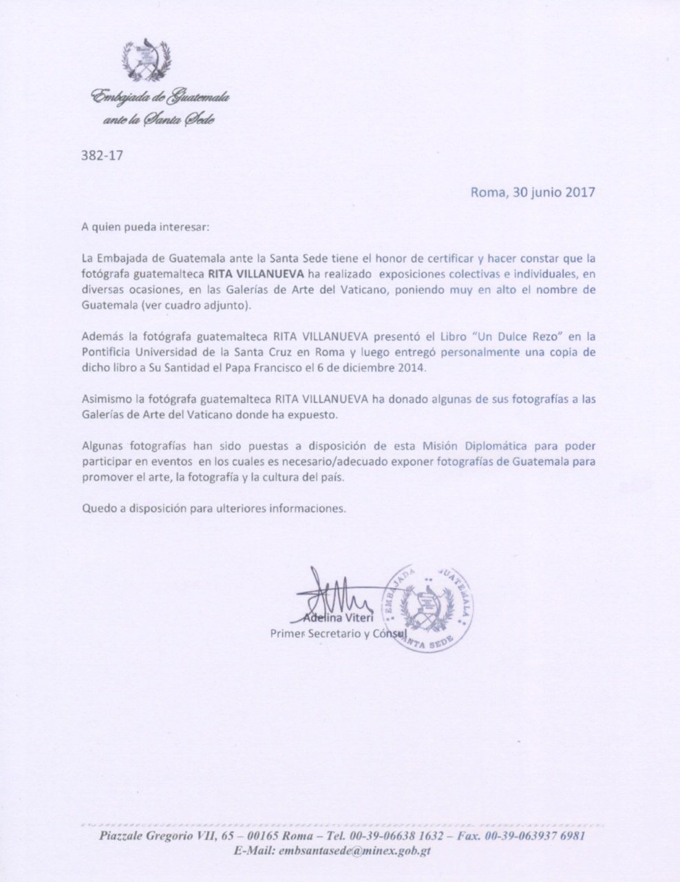 Respaldo Institucional