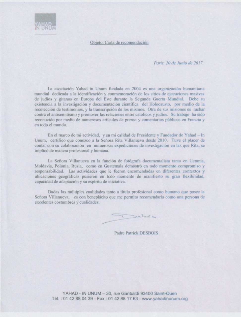 Respaldo Institucional