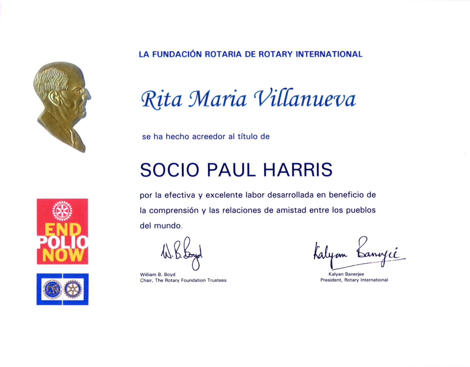 Reconocimiento Humanitario