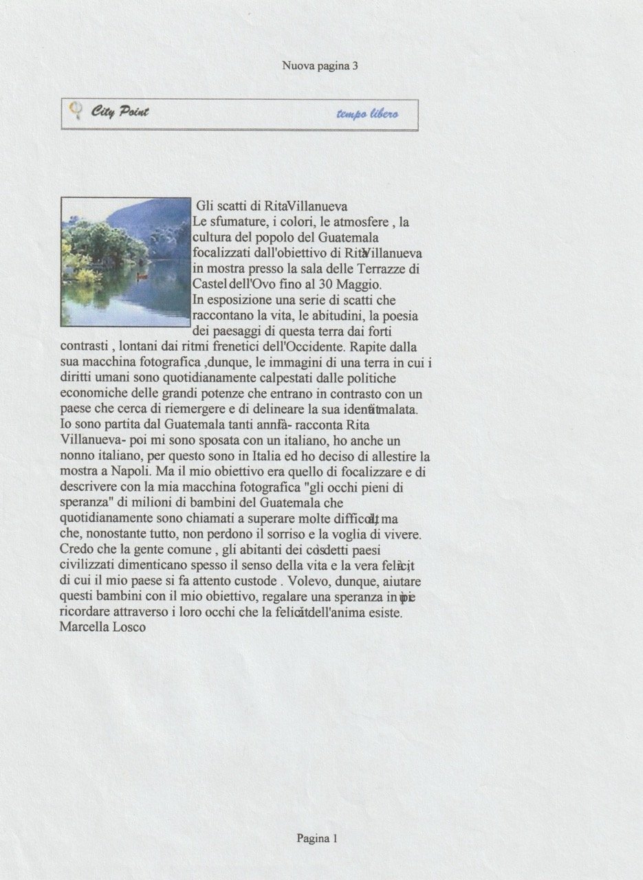 Archivo Rita Villanueva Italia