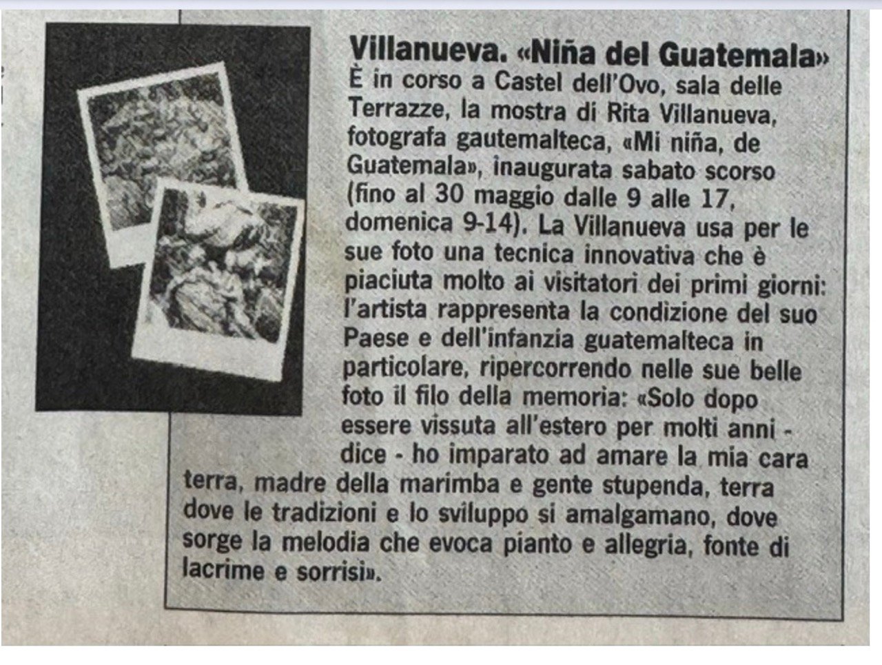 Prensa Nota Corta Castel dell'Ovo