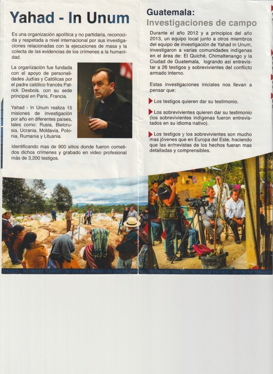 Exhibición y Documentos Yahad In Unum