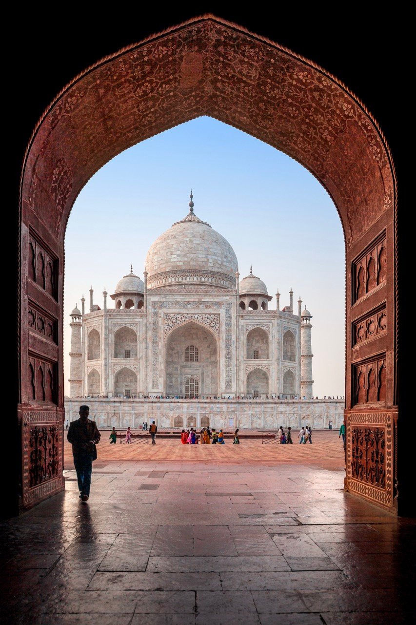 Fotografía del Taj Mahal por Rita Villanueva, registro 12