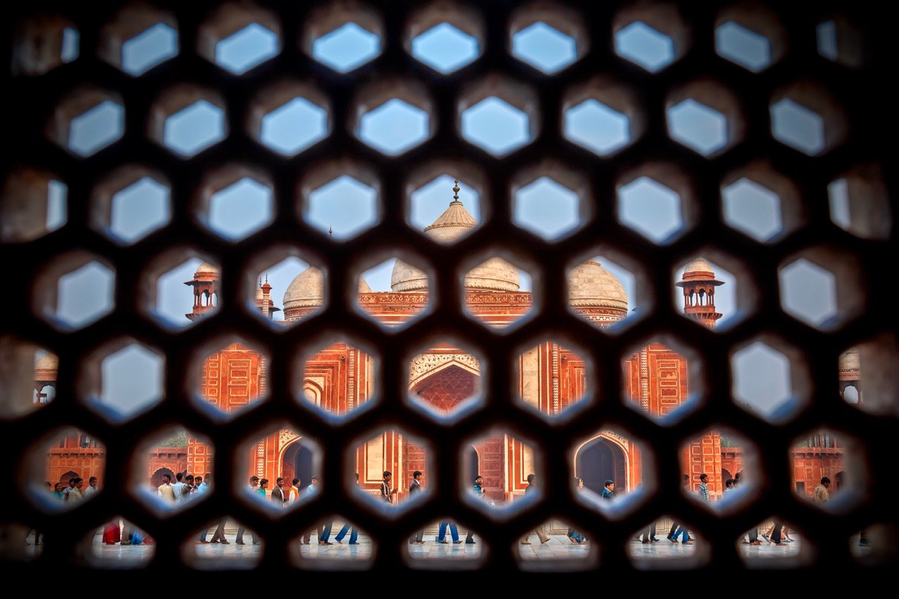 Fotografía del Taj Mahal por Rita Villanueva, registro 13