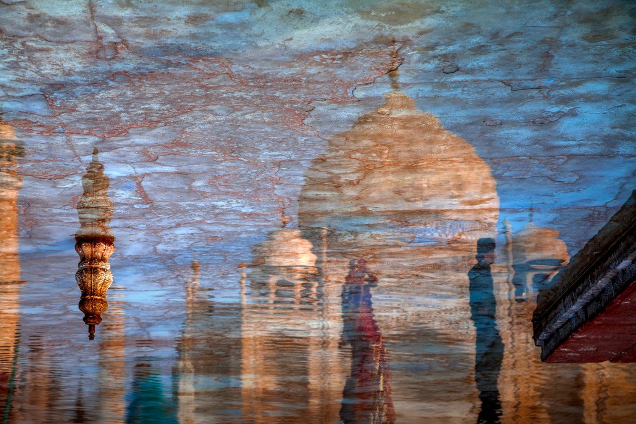 Fotografía del Taj Mahal por Rita Villanueva, registro 14