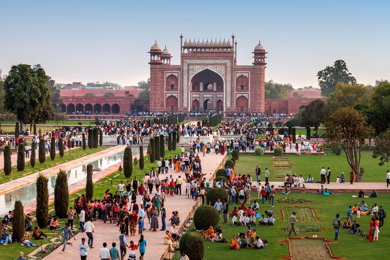 Fotografía del Taj Mahal por Rita Villanueva, registro 05